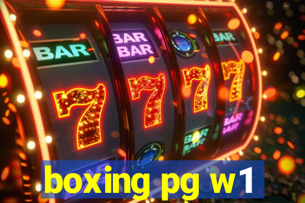 boxing pg w1